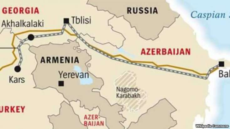 Bakı-Tbilisi-Qars dəmir yolu xəttinin Gürcüstan hissəsi bağlanıb -