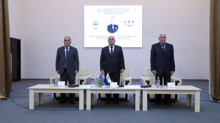 ​LDU-da “Heydər Əliyevin aqrar elmin inkişafında rolu” mövzusunda elmi-praktik konfrans olub