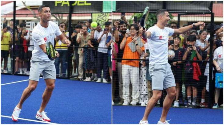 Ronaldo tennisçi oldu - 
