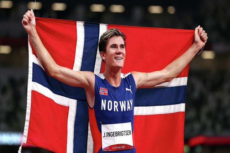 Norveçli atlet dünya rekorduna imza atdı