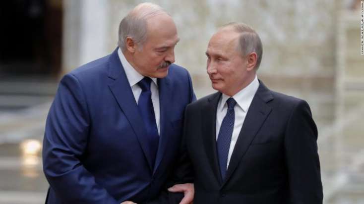 Lukaşenko Putinlə 