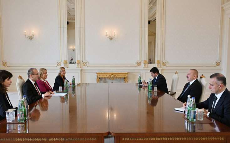 Prezident İlham Əliyev ÜST-nin Avropa üzrə regional direktorunu qəbul edib -