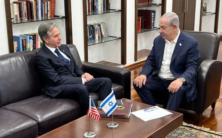 Blinken Netanyahu ilə bir araya gəldi