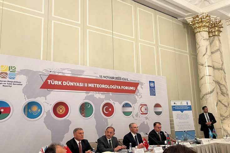 Bakıda Türk Dünyası II Meteorologiya Forumu 