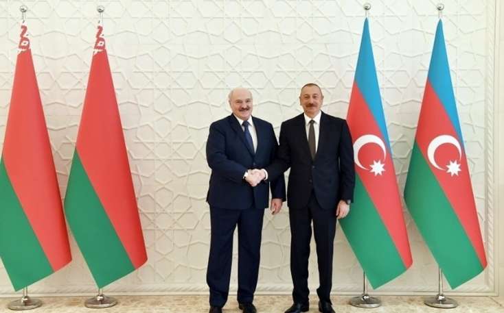 Lukaşenko Azərbaycan Prezidentini 