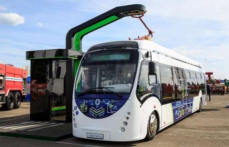 Sumqayıt Kimya Sənaye Parkında elektrikli avtobuslar