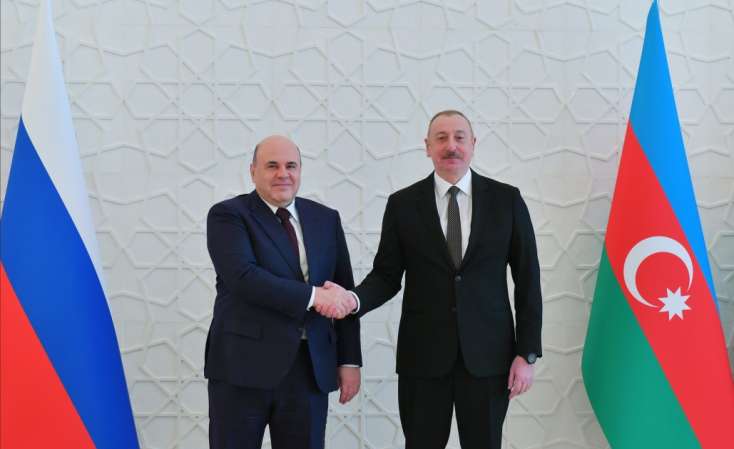 Prezident İlham Əliyevin Rusiyanın Baş naziri ilə görüşüb - 
