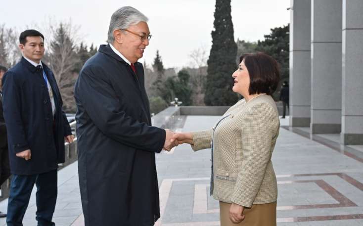 Sahibə Qafarova Qazaxıstan Prezidenti ilə görüşdü