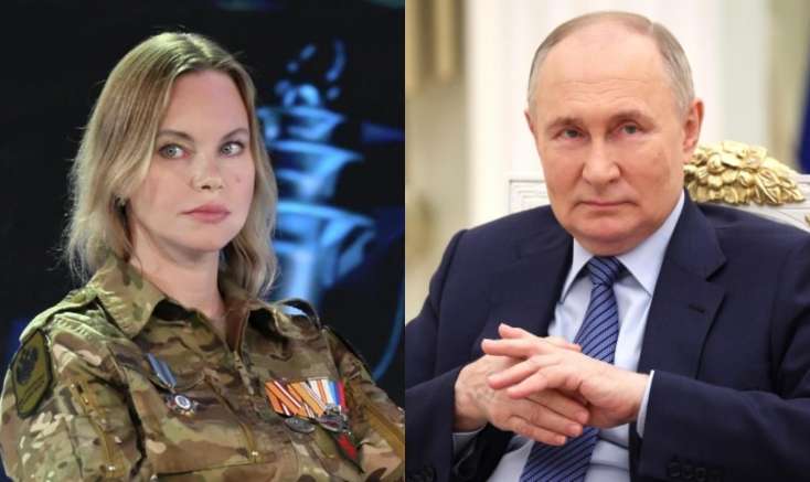 Putinin hərbi forma geyinən qadınla dialoqu gündəm oldu -