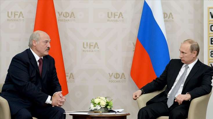 Putinlə Lukaşenko görüşdü