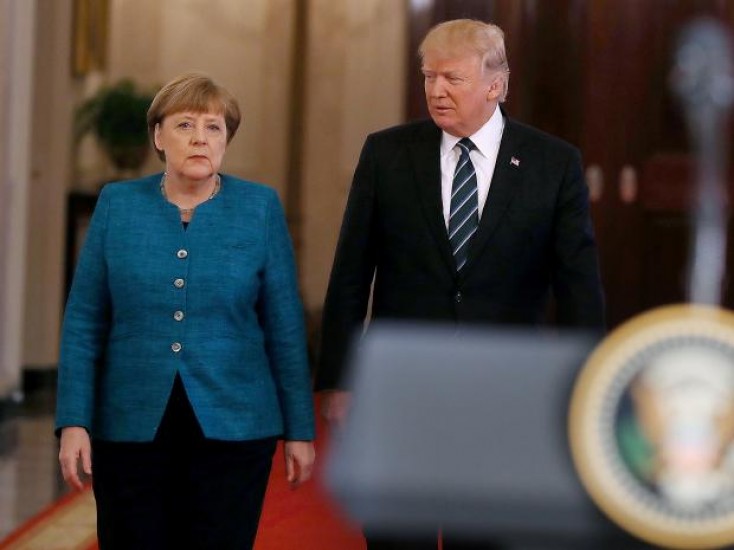 Tramp və Merkel arasında telefon danışığı olub -