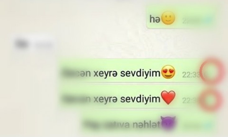 Azərbaycanlı oğlan “WhatsApp”-da sevgilisinə elə söz yazdı ki...