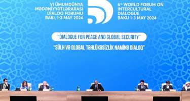  Prezident Bakıda beynəlxalq forumun açılış mərasimində 