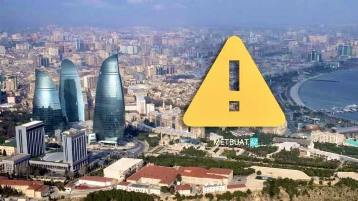 Küləklə bağlı sarı və narıncı xəbərdarlıq verildi