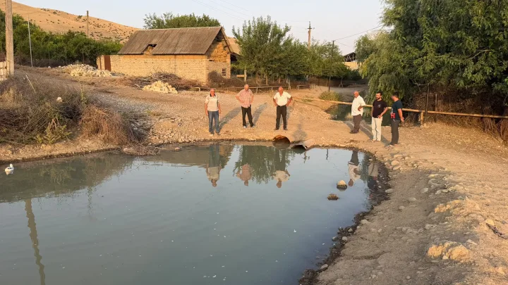 Göyçayın Yekəxana və Şahsoltanlı kəndlərində su problemi yaşanır -