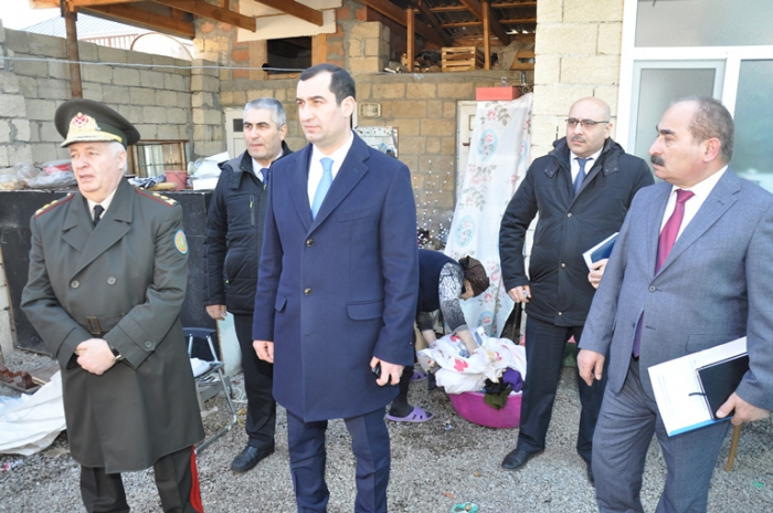 Nazir müavini zəlzələ zonasında