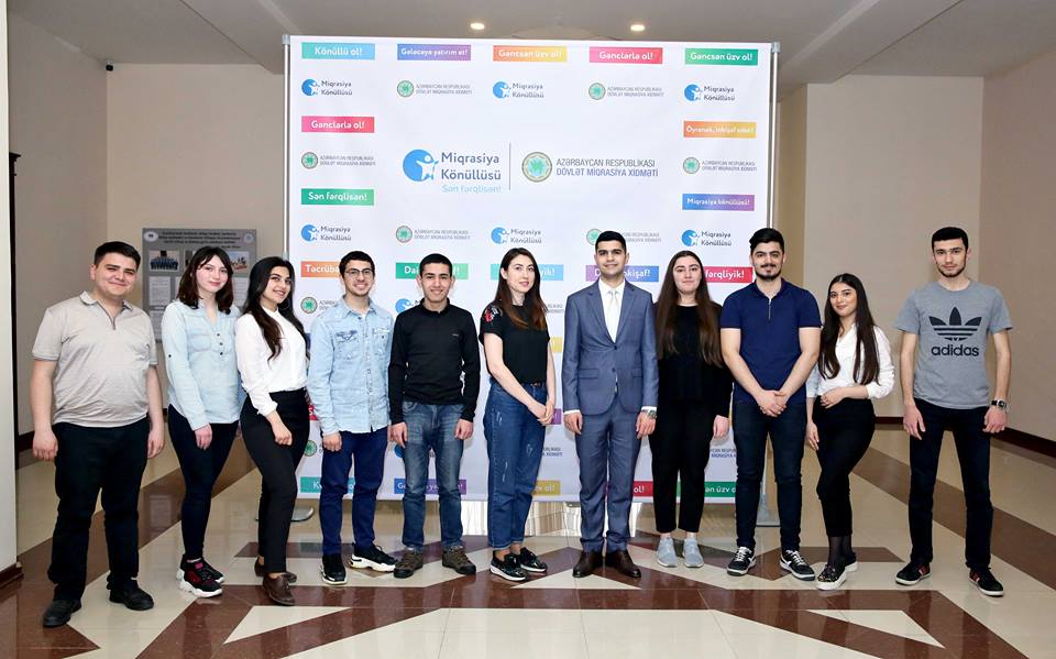 Miqrasiya könüllüsü layihəsində qruplar üzrə işlərə 