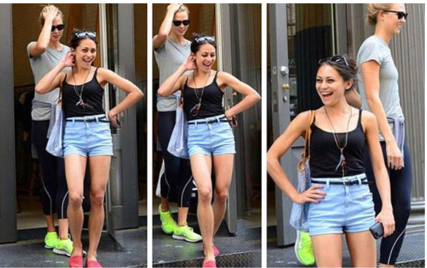 Paparazzilərdən qaçmaga calışarkən ortaya maraqlı görüntülər çıxaran məşhurlar 
