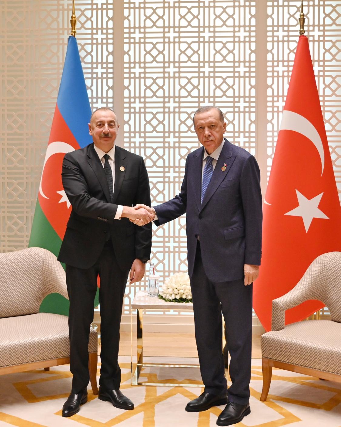 İlham Əliyev və Rəcəb Tayyib Ərdoğan görüşüb - 