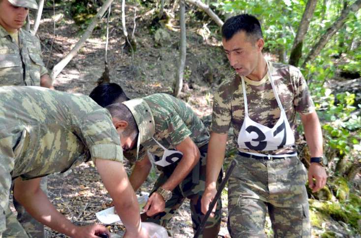 Azərbaycan Ordusunda səmti müəyyən etmə yarışları başlayıb