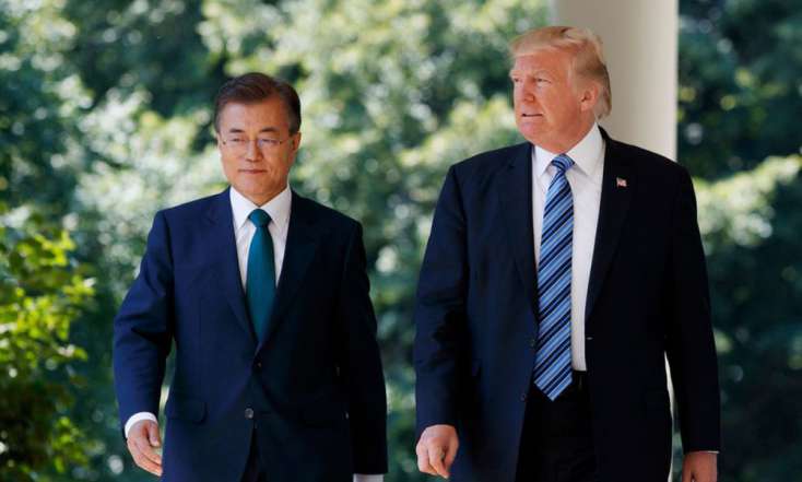 ABŞ və Cənubi Koreya prezidentləri görüşdü 