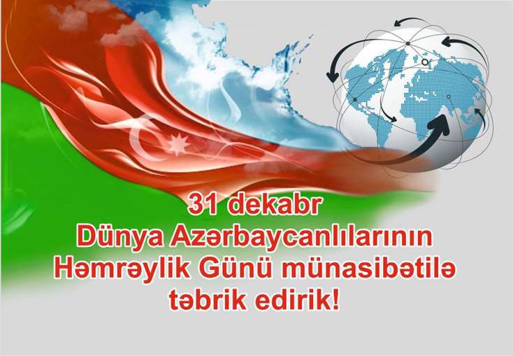 Dünya Azərbaycanlılarının Həmrəylik Günü münasibətilə müraciət ünvanlanıb