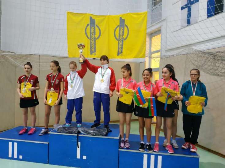 Stolüstü tennisçilərimiz beynəlxalq turnirdə iki medal qazanıblar