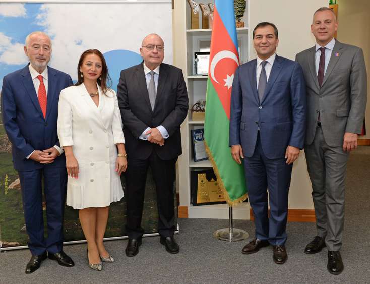  Fuad Nağıyev “HOTREC” prezidenti ilə görüşüb