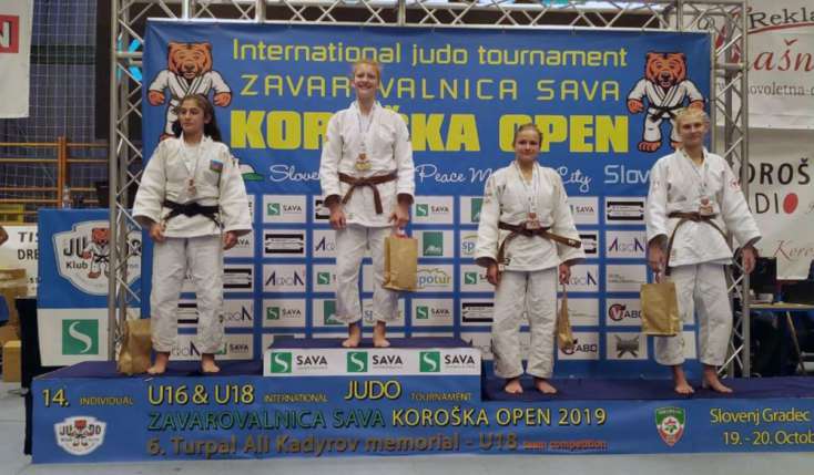 Qadın cüdoçularımız Sloveniyada 6 medal qazandı