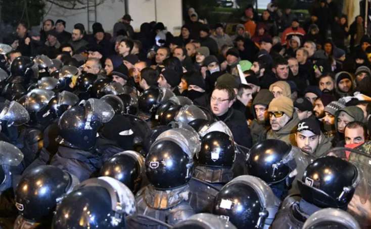 Tbilisidə aksiyanın dağıdılması zamanı saxlanılan 28 nəfərdən 18-i azadlığa buraxılıb 