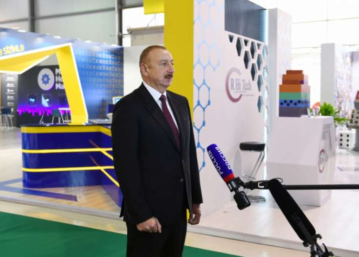 Prezident “Rossiya-24” telekanalına müsahibə verib