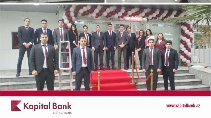Kapital Bank yenilənən Cəlilabad filialını istifadəyə verdi - 