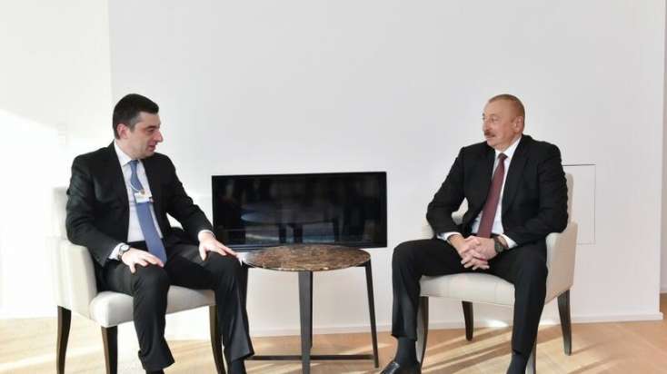 Prezident İlham Əliyev Davosda Gürcüstanın 
