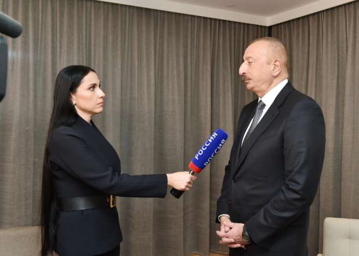 Azərbaycan Prezidenti İlham Əliyevin Rusiyanın “Rossiya-24” televiziya 