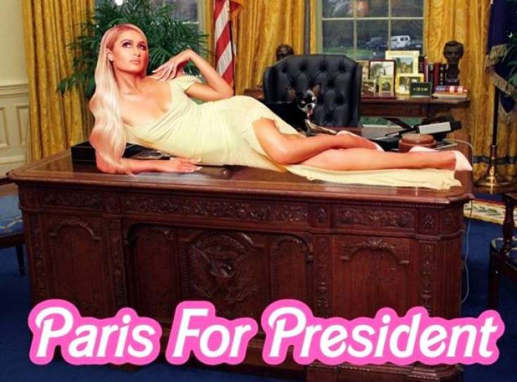 Paris Hilton da ABŞ prezidentliyinə namizəd oldu: 
