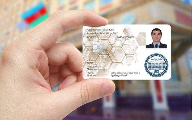 BDU-nin işçi heyətinə də smart Təhsil kartı təqdim edildi