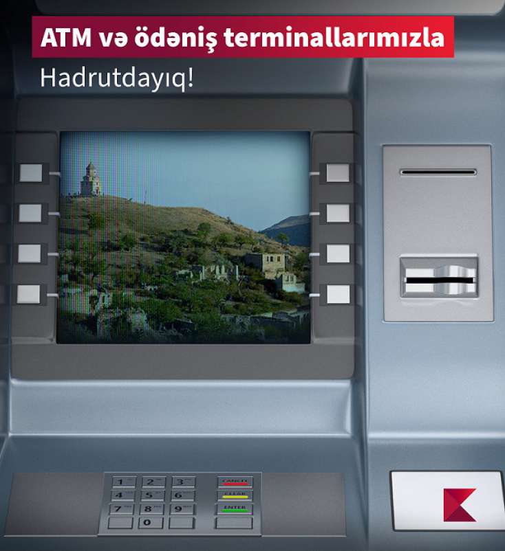 Kapital Bank Hadrutda bankomat və ödəniş terminalı quraşdırdı!