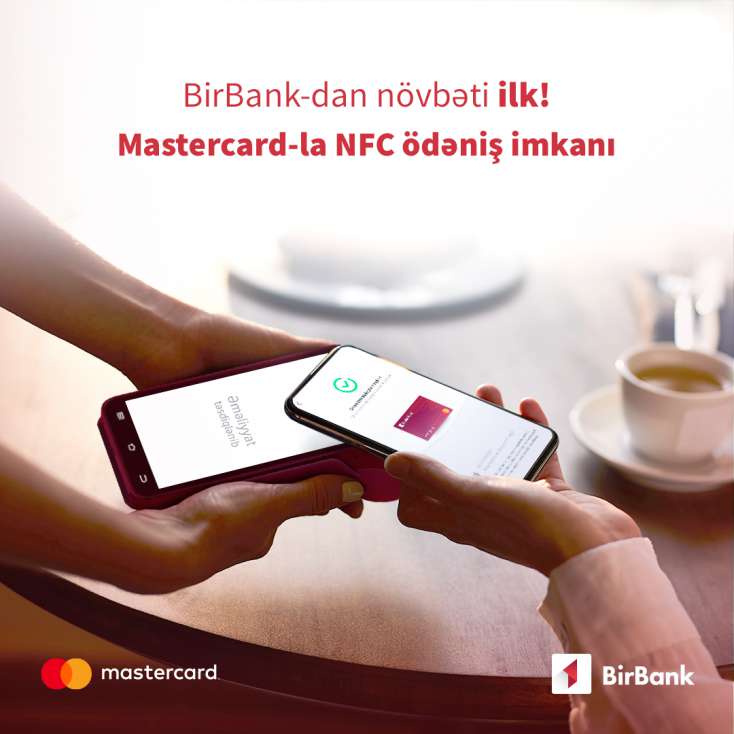 BirBank vasitəsilə ilk dəfə Mastercard kartları ilə NFC 