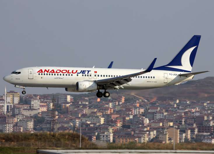 Aşağı büdcəli şirkət "AnadoluJet" Bakı-İstanbul uçuşlarına başlayır