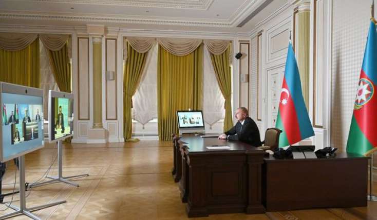 Prezident ÜST rəhbəri ilə videokonfrans formatında görüşdü
