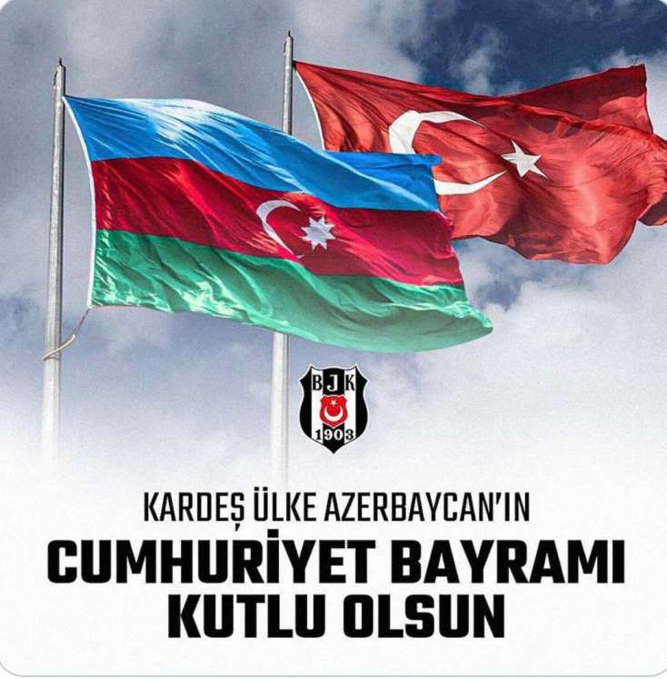 "Beşiktaş"dan Azərbaycana təbrik