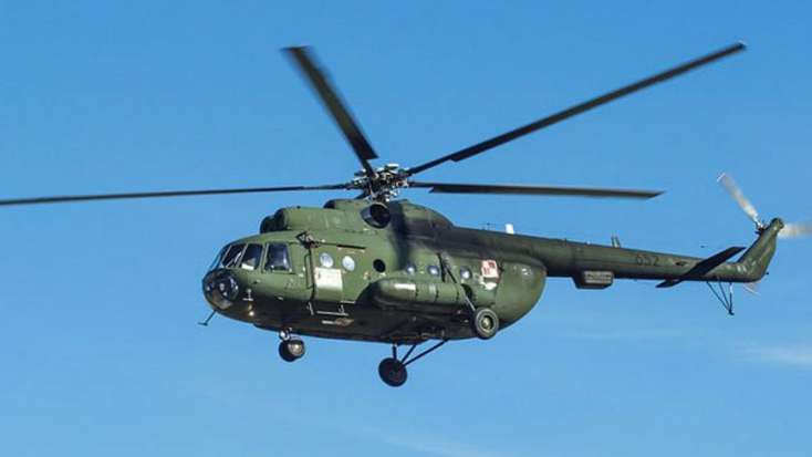 Qırğızıstan ordusuna məxsus helikopter qəzaya uğradı