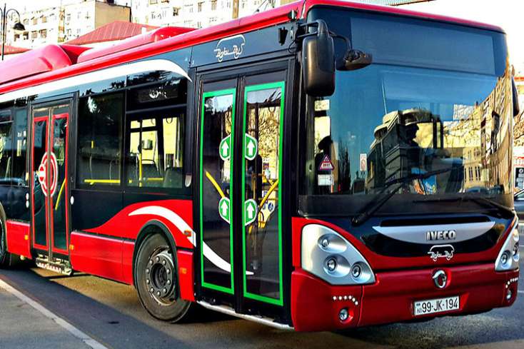"Baku Bus"ın avtobusu piyadanı vuraraq 