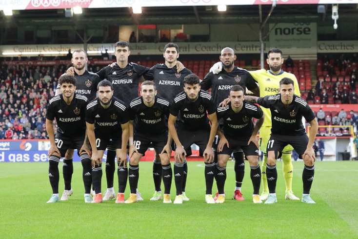 Konfrans Liqası: "Qarabağ" - "Kayrat" oyunu başladı