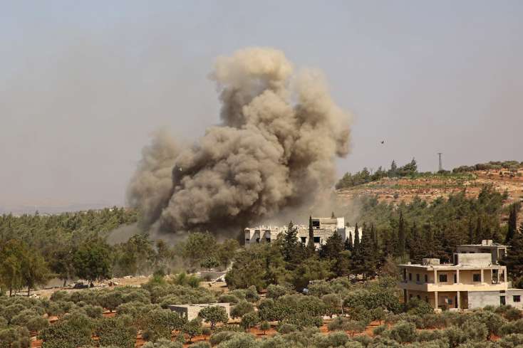 Suriya ordusu mülki vətəndaşları bombaladı
