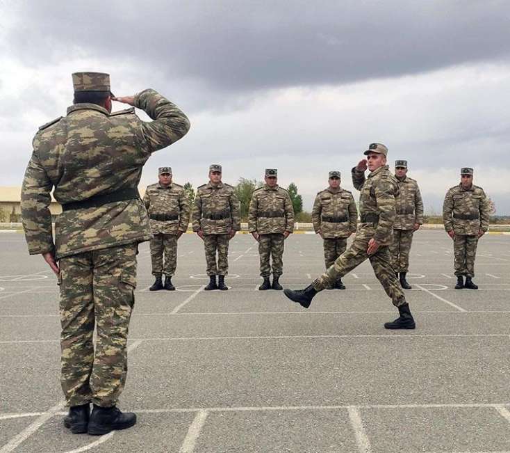 Azərbaycan Ordusunun tabor komandirləri arasında yarış keçirilib