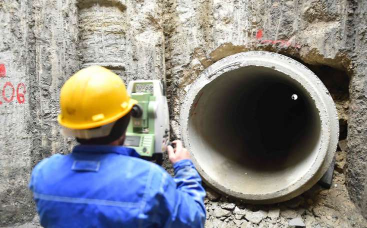 "Azərsu" Pirşağıda tunel tikir
