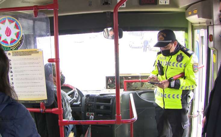 Narkotikin təsiri altında avtobus idarə edən sürücülər saxlanılıb - 