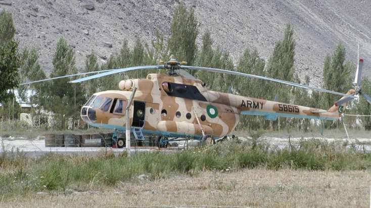 Pakistanda helikopter qəzaya uğradı