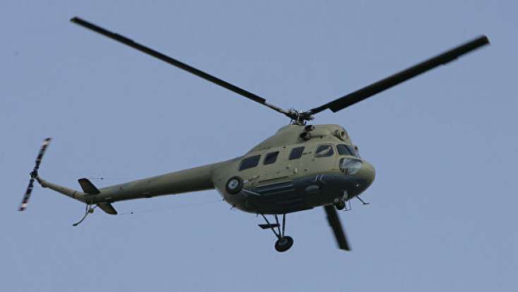 Rusiyada helikopter qəzaya uğradı